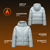 安踏多彩羽绒服丨防泼水女连帽保暖棉服冬季新款面包服162618906 商品缩略图3