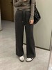 D120237秋冬季加绒松紧抽绳高腰糯米裤女款长裤 商品缩略图7