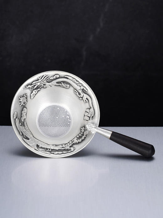 子佩集S999银【水龙吟】茶漏【YMT039】纯银茶具2412 商品图0
