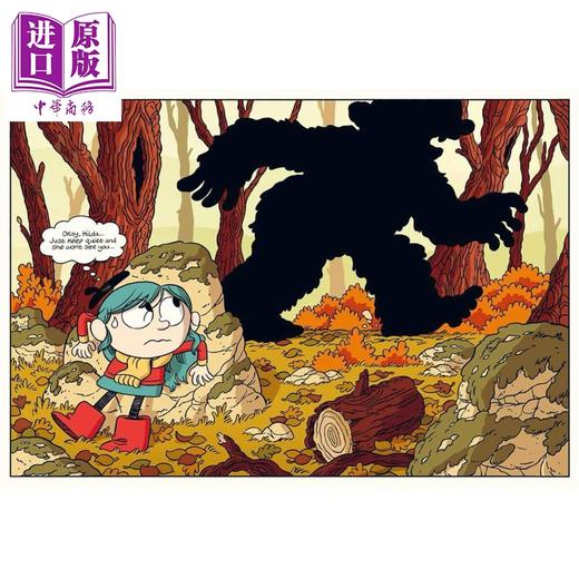 【中商原版】希尔达与巨人 Hilda and Twig Wake the Ice Man 英文原版 儿童探险漫画故事 桥梁漫画图画小说 进口童书 7岁以上 商品图1
