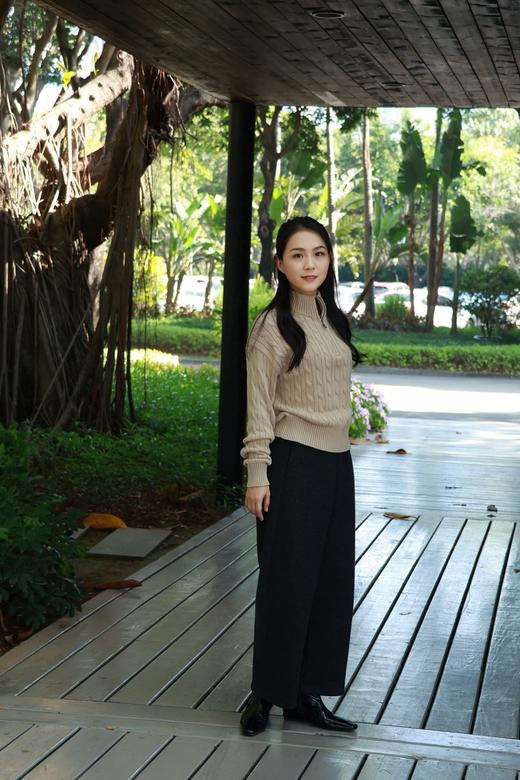 小牛油|极简方头内增高短靴 商品图2