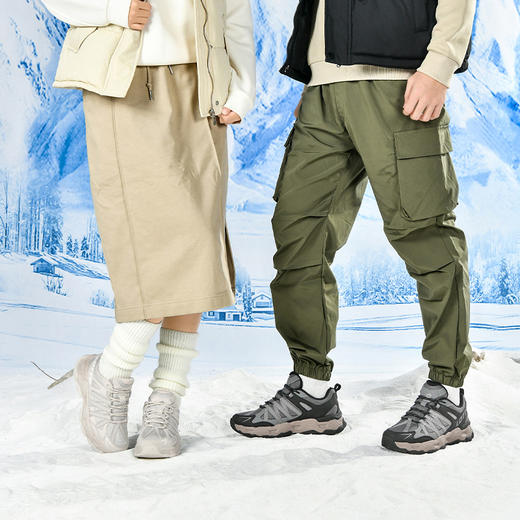 【倒V型织带结构  动态包裹防护】乐途户外运动鞋5957 橡胶耐磨大底 多方凹槽菱纹设计 商品图5