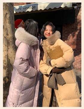 🎁双十二提前购💥鹭青一同款【AUChris香榭颂加厚中长款大毛领羽绒服ACXC7726】🥰秋冬保命款！实穿零压感直接焊在身上❗ ✅高蓬松优质鸭绒填充！