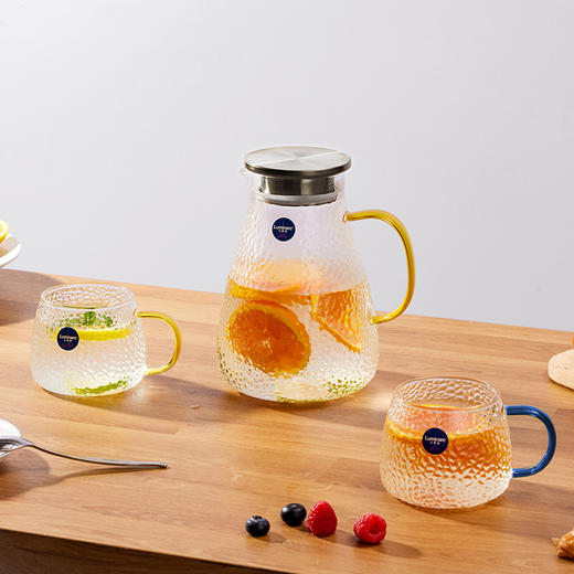 LC-CJJ1130 乐美雅锤纹壶水具3件套 商品图5