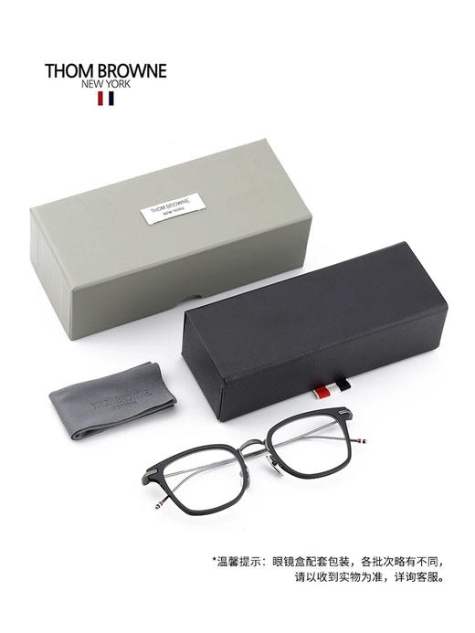 Th0mBr0wne平光镜。黑金，黑银，玳瑁色，灰色。尺寸：49ⅹ23ⅹ150mm 商品图12