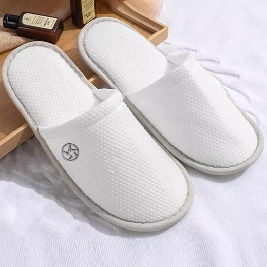珍珠棉加大厚一次性拖鞋五星级用防滑宾馆美容院民宿居家待客批发 商品图1
