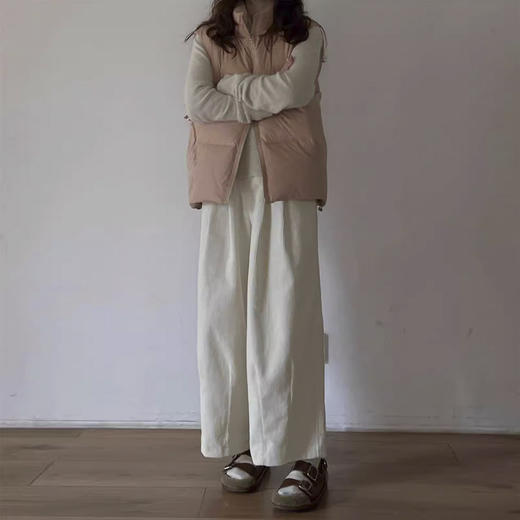 裁缝学苑AH103复古灯芯绒阔腿裤纸样女装裤子松紧宽松显瘦小个子休闲哈伦裤子 商品图1