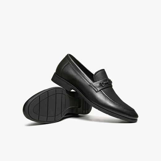 【百思图】BF楼百思图2026春季新款乐福鞋简约商务男休闲皮鞋13657AM6吊牌价899，现价369 商品图0