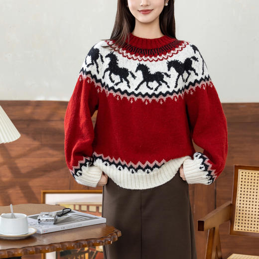 苏苏姐家追风育克毛衣手工DIY棒针衣服毛线团自制材料包 商品图1