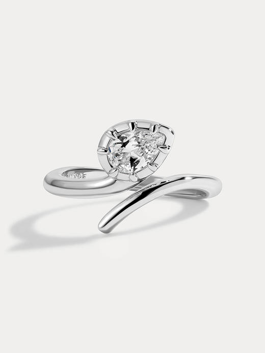 订购8周到｜Lili Claspe-Drew-德鲁 银色 锆石 戒指［美国设计师］ 商品图2