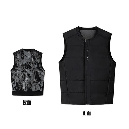 安踏冠军全天候系列 男士冬季保暖防泼水加绒厚运动马甲152510806 商品图0