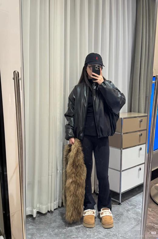 D120214邓紫棋同款2025秋冬蛋白皮棉服男女同款面包服 商品图0