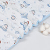 贝彤针织棉双胆被冰山企鹅/蘑菇美兔加厚款Cb2510蓝色120*150cm 商品缩略图6