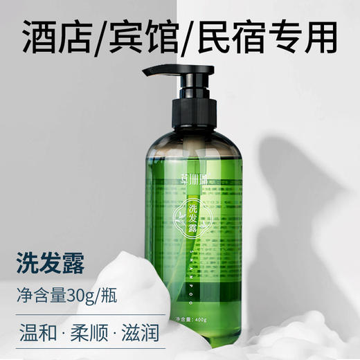 草珊瑚浅香白茶味透明洗发水护发素民宿宾馆浴室持久留香正品批发 商品图2
