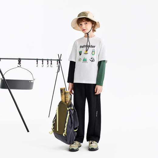 男童圆领长袖针织衫春季新款安奈儿童装EB611573 商品图3