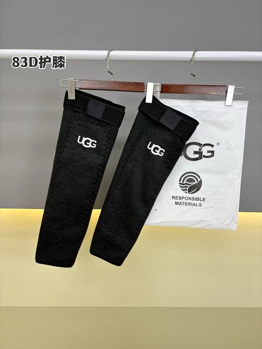 D120202一包2条，冬季B备加长加厚保暖魔术贴固定兔毛护膝 商品图1