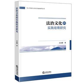 法治文化的实践培育研究 王金霞著 法律出版社