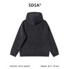 SDSA男士秋冬新款痞帅男装潮牌简约提花绒毛拉链开衫卫衣外套百搭 商品缩略图4