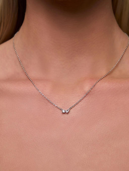 订购8周到｜Lili Claspe-Bryn-布林 银色 锆石 项链［美国设计师］ 商品图0