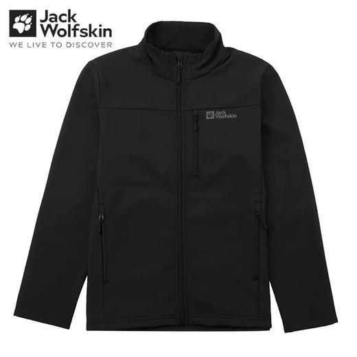 【云粉节】【7折】6楼JACKWOLFSKIN狼爪软壳夹克户外休闲立领软壳加绒夹克A62521A-6000吊牌价999折后699 商品图0