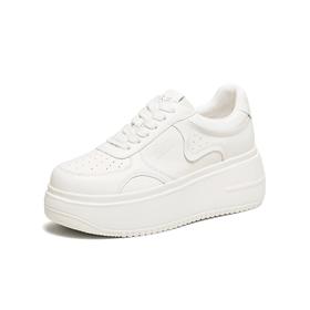 【云粉节】BF楼百思图2026春季新款厚底增高小白鞋板鞋女运动休闲鞋UCG07AM6吊牌价899.现价499