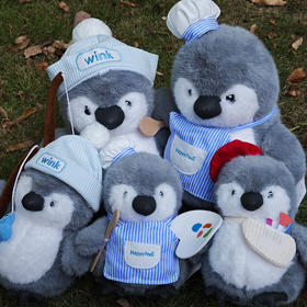 可爱小号企鹅玩偶抱枕毛绒公仔22cm-纪念日百货门店同款168047460