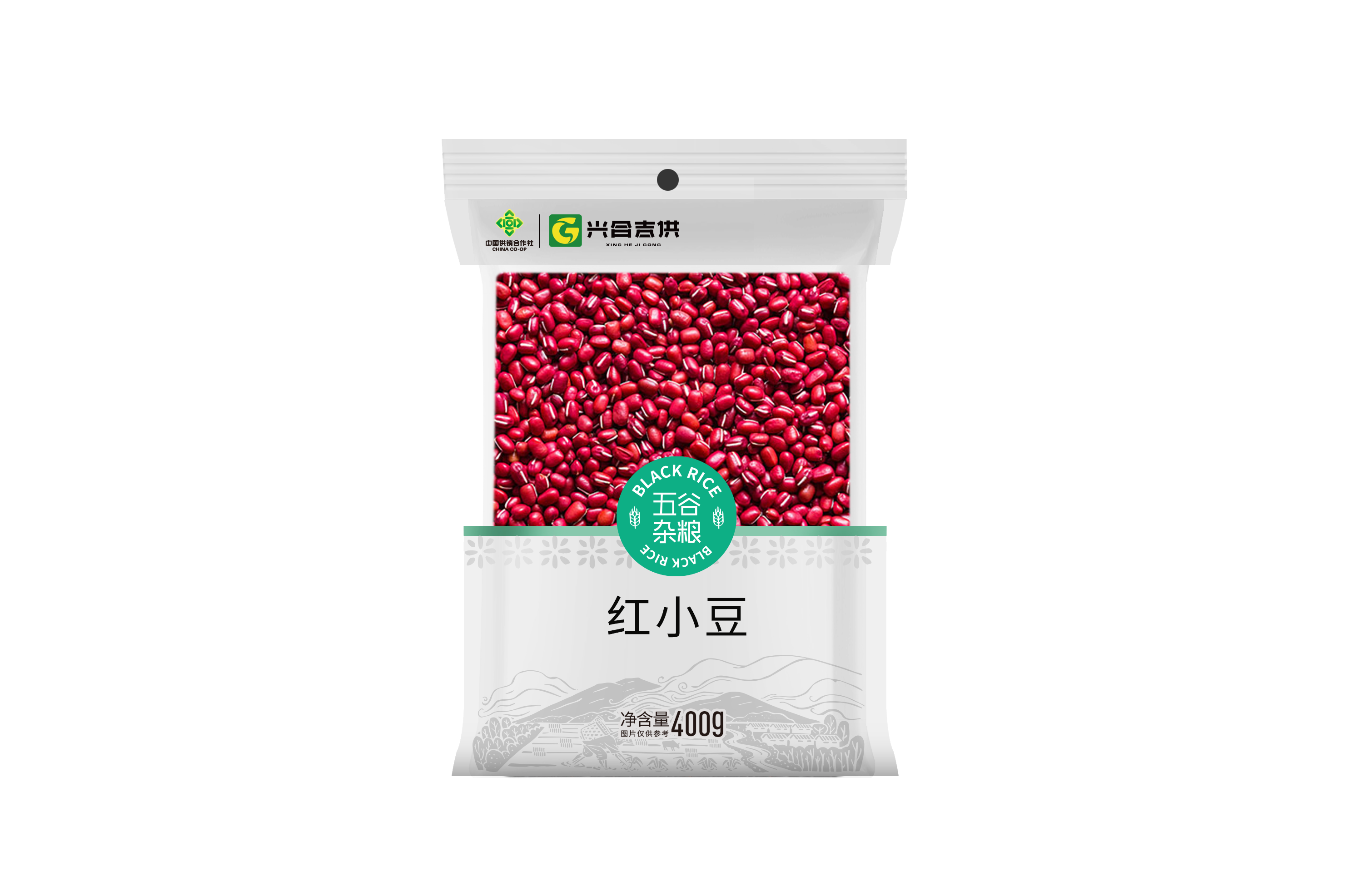 【兴合吉供】红小豆【400g*2袋】