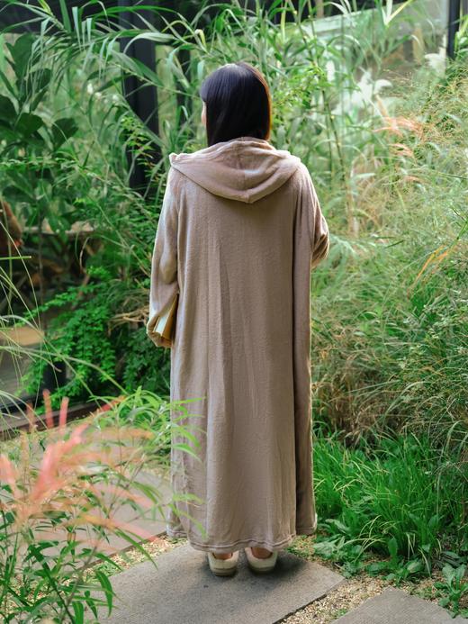 一周发货【家居服】270g特厚双面绒保暖伴侣 ✅长款加厚，双面绒，不臃肿✅L-5XL全尺码，藏蓝/黑/棕三色可选 ✅双侧口袋+双向拉链，实用又方便🏡宅家、办公、遛弯，一件搞定温暖！95%涤纶5%氨纶 商品图9