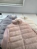 D120229新款防风保暖立领设计针织拼接羽绒服外套女 商品缩略图10