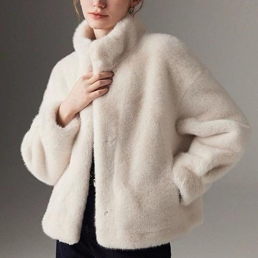 ORIGNAL&CO欧貂绒连帽马甲/大衣 高级老钱风 LP同款 商品图4