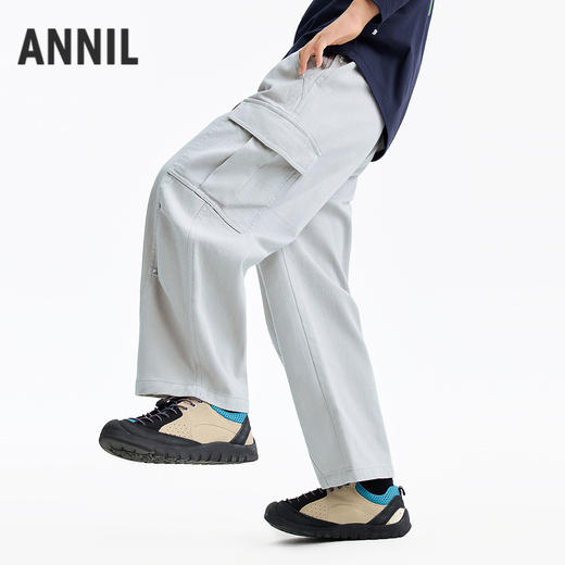 男童全腰梭织单裤春季新款安奈儿童装EB616544 商品图0