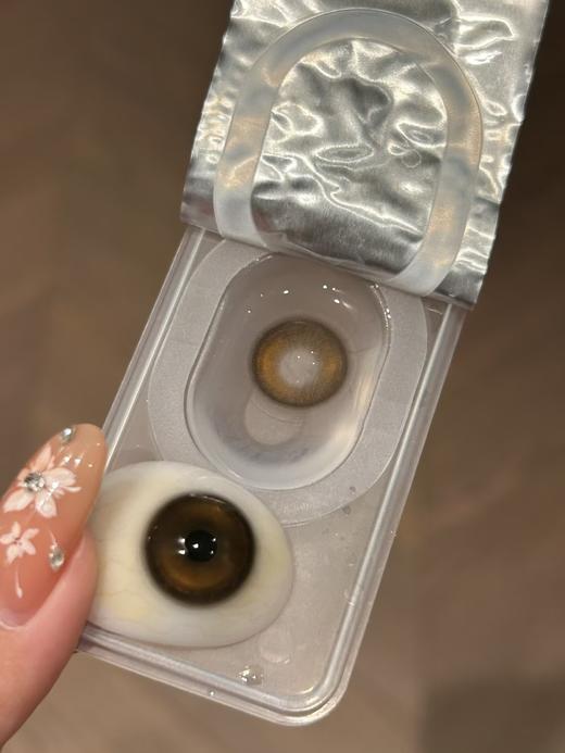 Ginomii半年抛·心软琥珀·14.2mm中等着色·韩产2片 商品图1