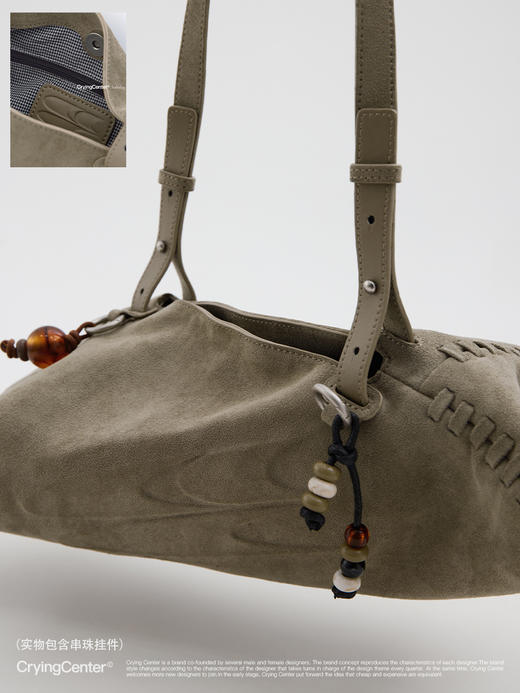 CryingCenter  反毛皮饺子单肩斜跨包小饺包 哭喊中心 商品图4