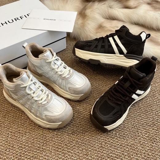 【冬日必备运动鞋】JEHURFIE纪华菲高品质‼️小个子姐妹必入！超轻舒适高帮休闲鞋🔥及颜值与舒适度与一身‼️😀AB25597-1 商品图0