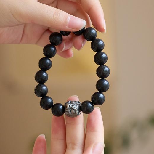 【醒狮·黑龙涎合香珠手串】敦煌小众古法合香珠手串 天然中药材草本手工手串 商品图0