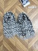 D120203浅灰色系双面印花款羊绒精典款情侣围巾披肩 商品缩略图12