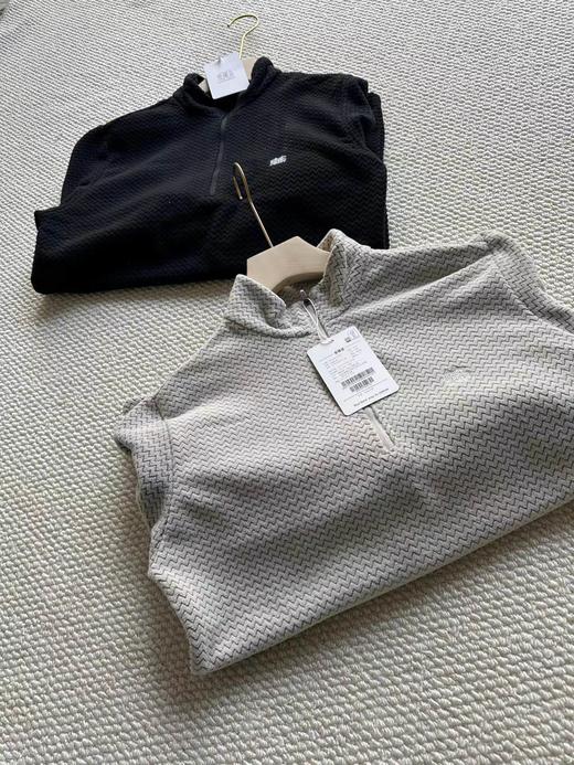 D120233秋冬户外休闲衣百搭男士SOTSOT高领水波纹半拉链卫衣 商品图1