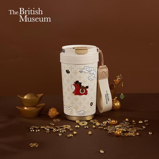 大英博物馆 萌马迎新系列 马上有钱 显温保温杯 商品图0