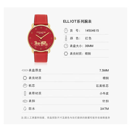 蔻驰COACH马年限定腕表 商品图3