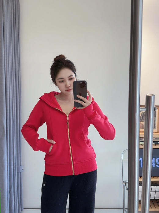 非质量问题不退换Lulu Scuba 女士修身款拉链连帽衫(EJ) 商品图2