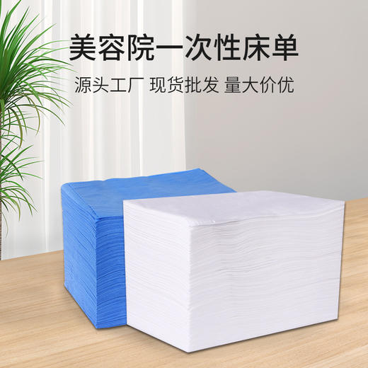 美容院专用一次性床单加厚带洞防尘防滑防水防油按摩床单厂家批发 商品图0