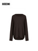 HIDEMI 咖啡进口美利奴羊毛基础款简约柔软圆领打底衫 商品缩略图6