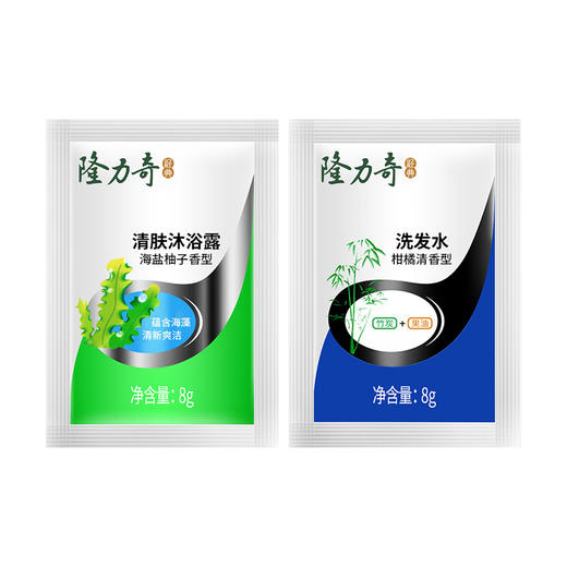 隆力奇一次性袋装洗发水沐浴露小包装酒店宾馆专用洗头膏沐浴液乳 商品图4