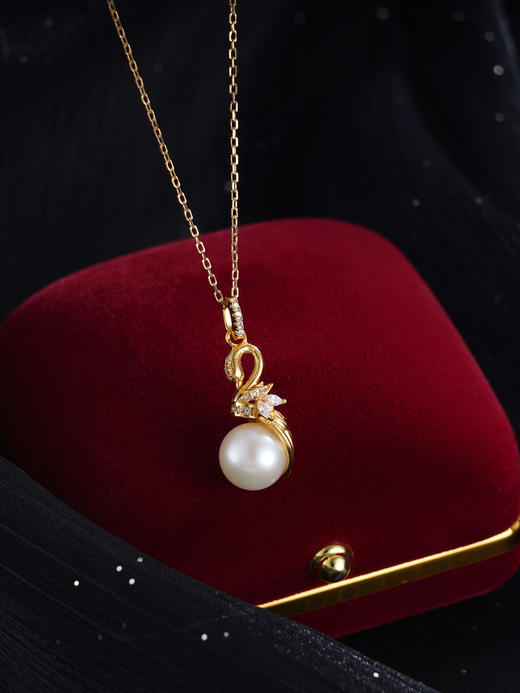 子佩集S925银珍珠吊坠【JYDZ077】纯银珍珠镀金(不含链)2412 商品图0