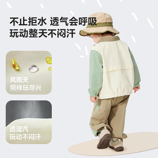 【小软皮】迷你巴拉男女童套装宝宝防护户外外套长裤2026春新款 商品图3