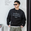 徐太浪【时尚帅气 字母印花】加绒卫衣男秋冬款美式休闲内搭衣服 商品缩略图0