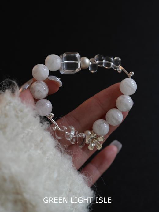 【雪绒花】“高频能量显化”千层景白雪花幽灵/白水晶 商品图1