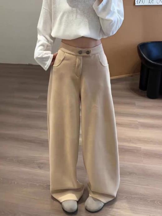 <曾小咸推荐>  韩系弯刀阔腿裤 日常159/件 商品图5