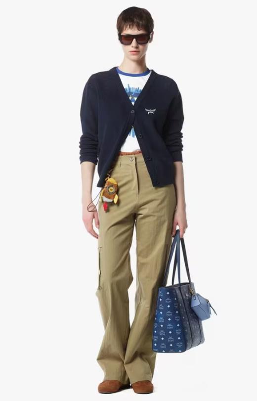 MCM 购物袋 MEDIUM女  MWPFAMT071F001-F 深海蓝. 商品图3