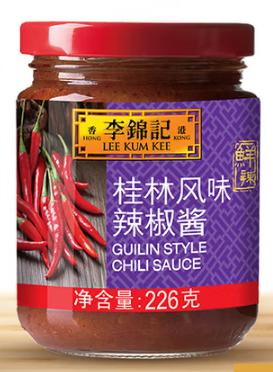 李锦记桂林风味辣椒酱226g*12瓶 商品图0